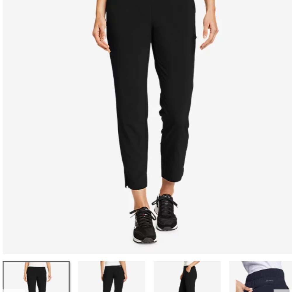 Eddie Bauer Departure Ankle Pants - With Zippered Back Pocket!